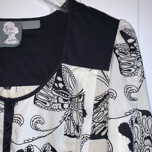 Anthropologie Girls From Savoy Cotton Blouse - Picture 7 of 16